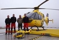 Nachbau des Rettungshubschrauber Christoph 15 aus Straubing